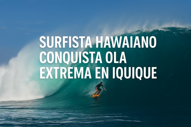 ola extrema en Iquique: El hito que cambia la historia del surf en Chile