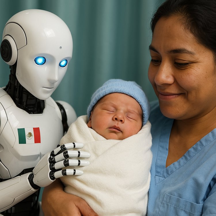 Nace el primer bebé concebido por  IA